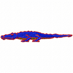 Reptiles Embroidery Design 3